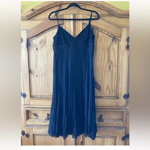 Women’s IXE black beaded bodice beautiful tank dress - size 12 - NWT